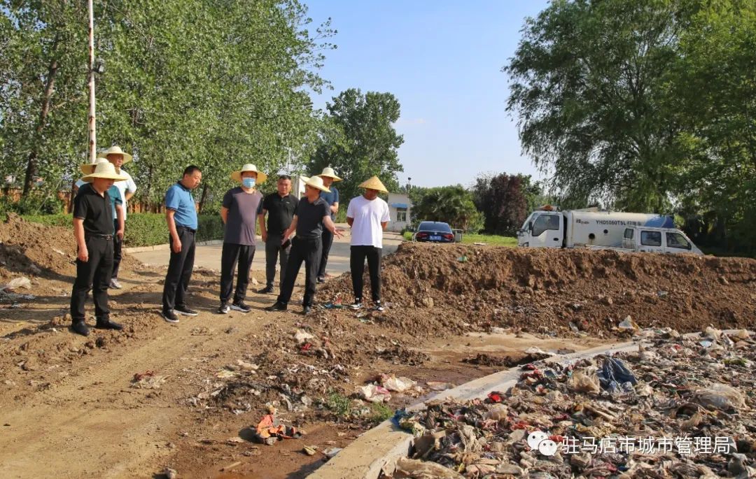 市城管局对新蔡县生活垃圾填埋场问题整改情况进行督导检查